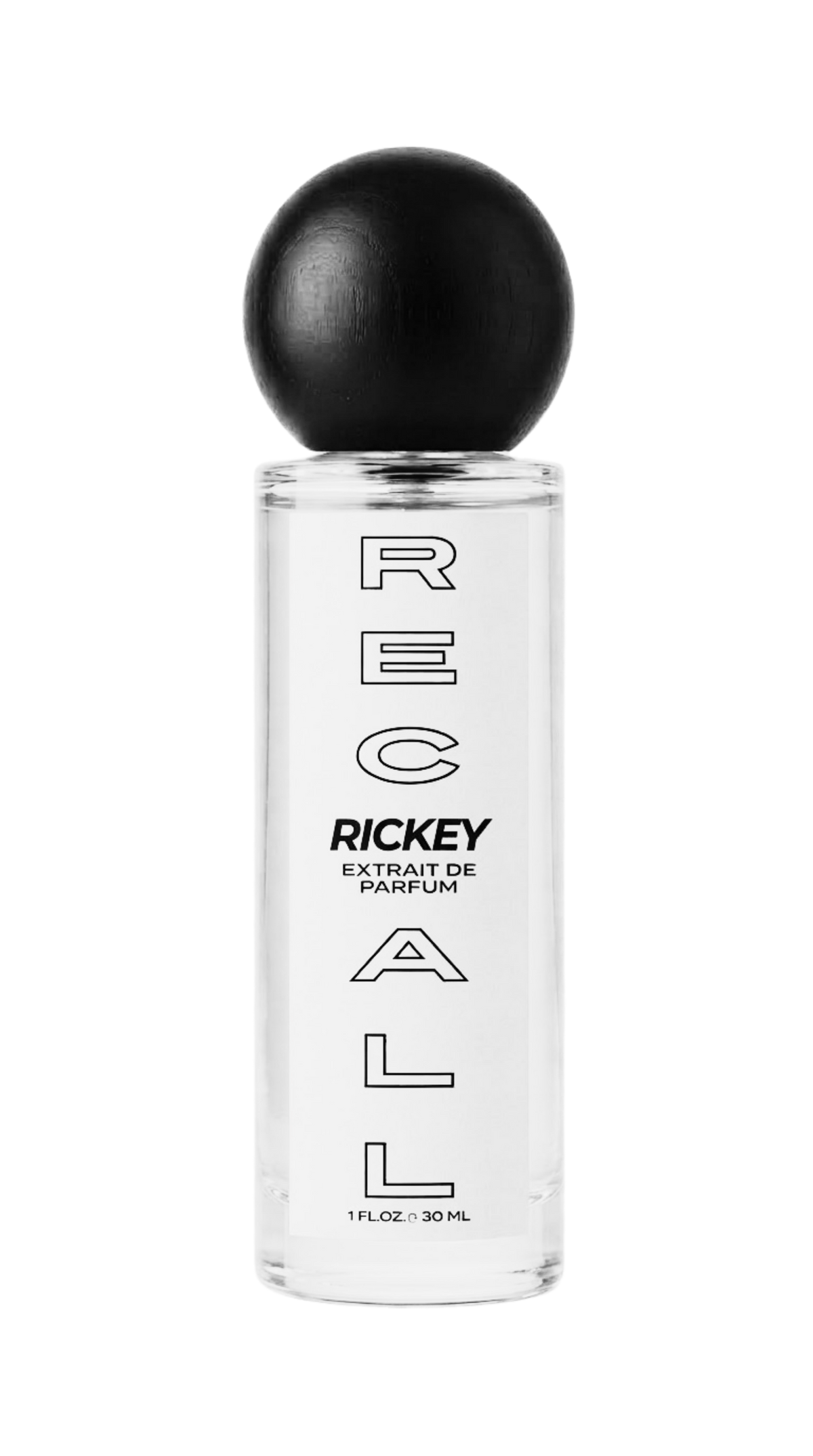 Recall Rickey Extrait de parfum 1 fl oz 30 ml bottle black cap
